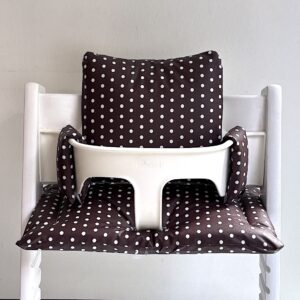 Gecoate stoelverkleiner kussens voor tripp trapp kinderstoel Dark Brown