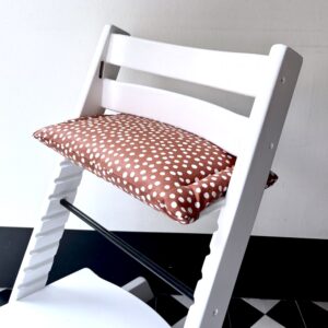Terra dots gecoat zitkussen voor stokke tripp trapp stoel