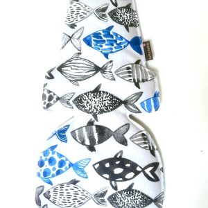 Fishes inlay kussen voor de bobike mini