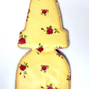 Little roses yellow inlay kussen voor bobike mini