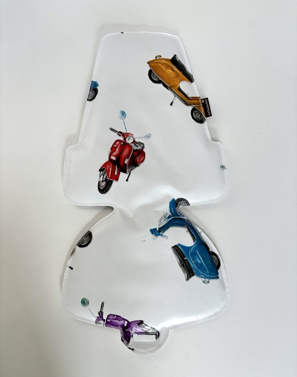 Retro Vespa inlay kussen voor bobike maxi