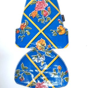 Blue flowers inlay kussen voor de bobike maxi