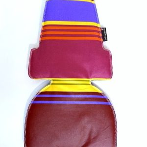 Multi stripe inlay kussen voor de bobike mini