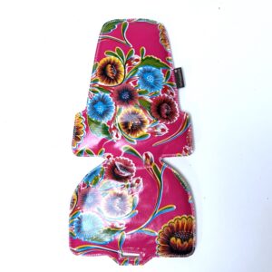 Pink flowers inlay kussen voor bobike mini