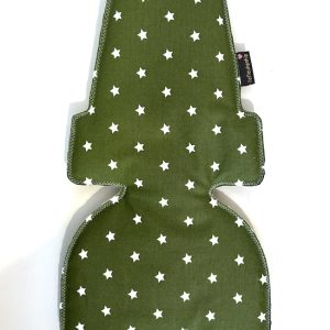 Old green stars inlay kussen voor bobike mini
