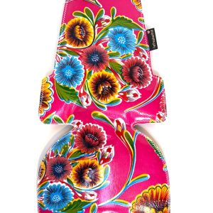 Pink flowers inlay kussen voor bobike mini