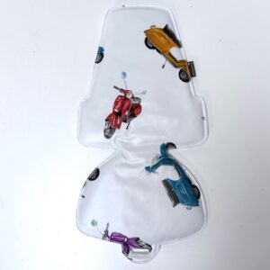 Retro Vespa inlay kussen voor bobike maxi