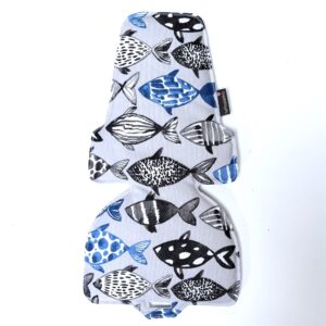 Fishes inlay kussen voor de bobike mini